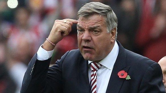 Sunderland manager Sam Allardyce