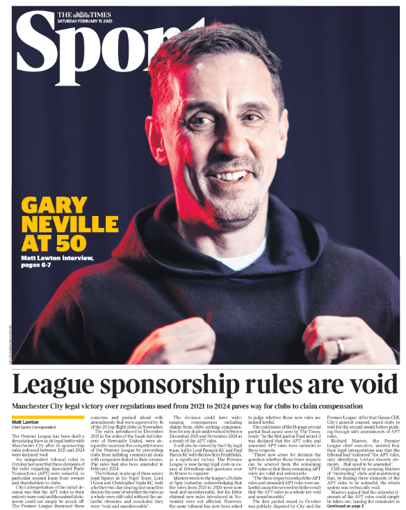 Times back page