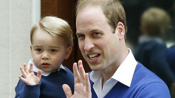 Prince William and Prince George