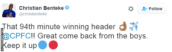 Benteke tweet