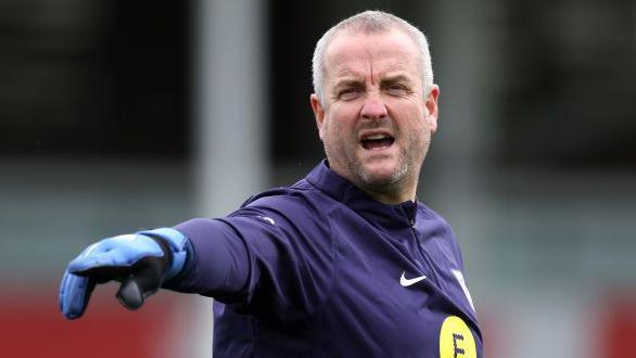 Martyn Margetson in England training in March