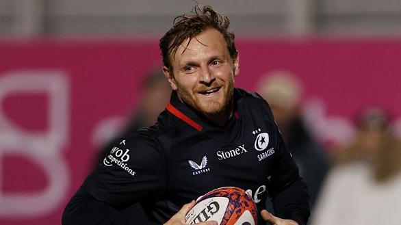 Callum Braley in action for Saracens