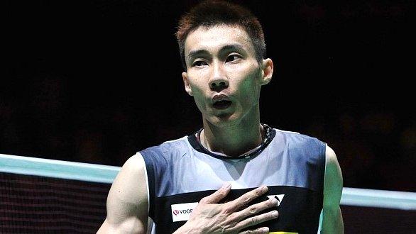 Chong Wei Lee after his semi-final victory over Wan Ho Son