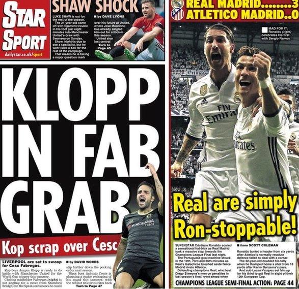 Daily Star back page