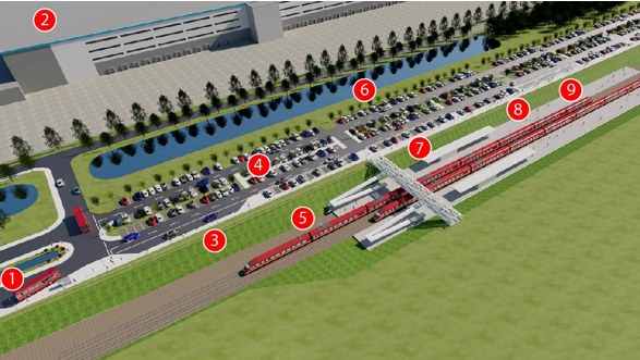 How the new Melton Interchange, including a railway station, could look