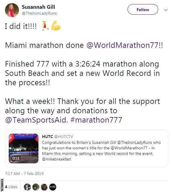 Susannah Gilll on Twitter