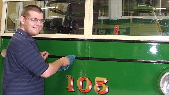 Ipswich Transport Museum have been working on trolleybus 105