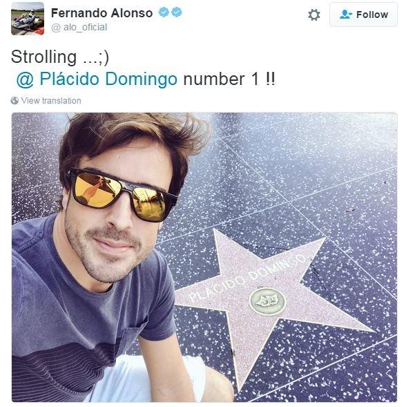 Fernando Alonso in America