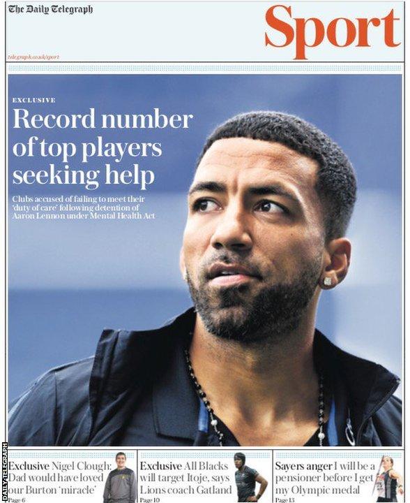 Daily Telegraph back page