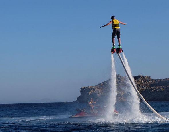 Eric Dier on a flyboard