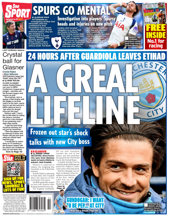 Daily Star back page