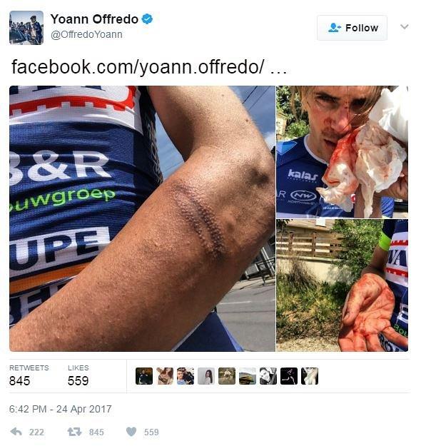 Yoann Offredo tweet