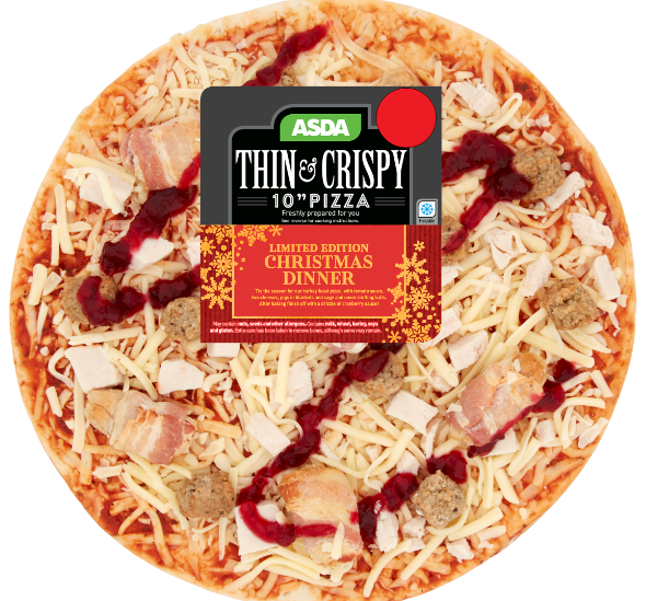 Asda's Christmas dinner pizza