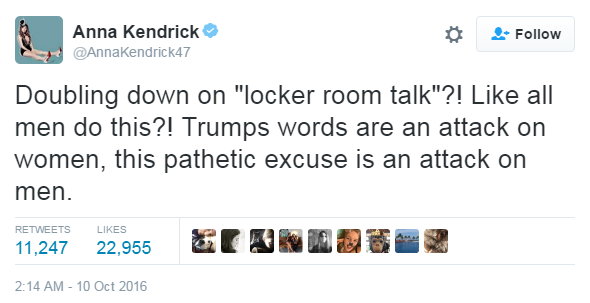 Tweet: Locker room talk