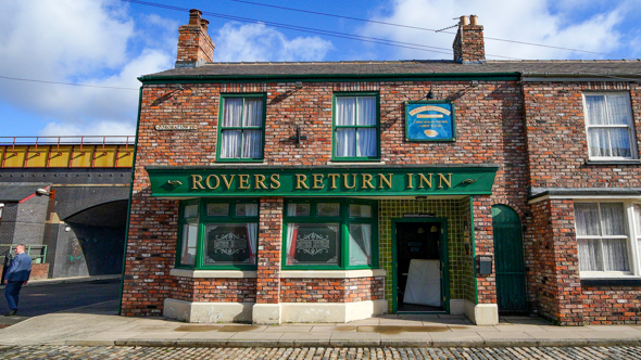 Rovers Return on Coronation Street set