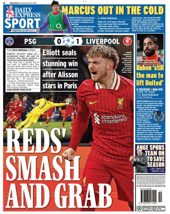 Express back page