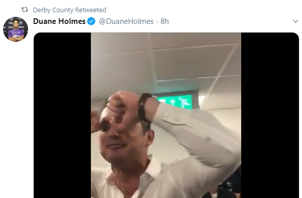 Tweet from Duane Holmes