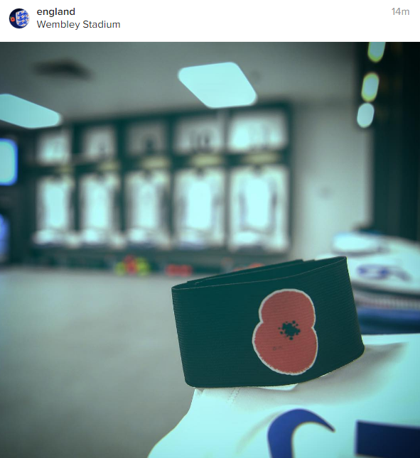 An armband with a poppy