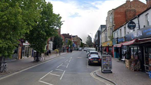 A google street view of Cowley Road in Oxford