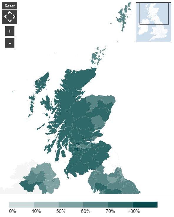 Turnout map