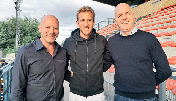 Alan Shearer and Harry Kane