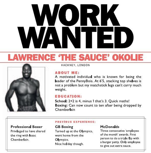 Okolie's previous work in McDonald's was referenced in the advert