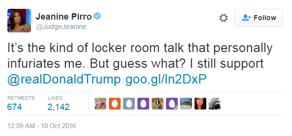 Tweet: Locker room talk