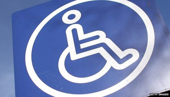 Disabled sign