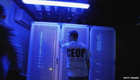 A worker at Ceop