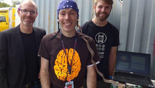 Chip Audette and two men