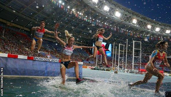 Eilish McColgan in action at last year's World Athletics Championships in Moscow.