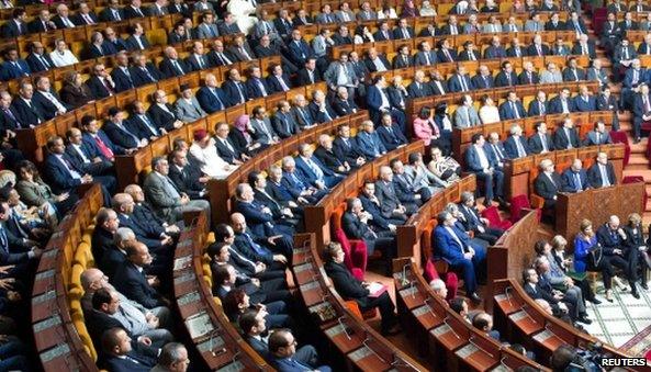 Parliament in Rabat (April 2013)