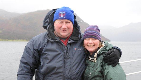 Stuart and Caroline Hyde in the lakes