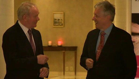 Martin McGuinness and Peter Robinson