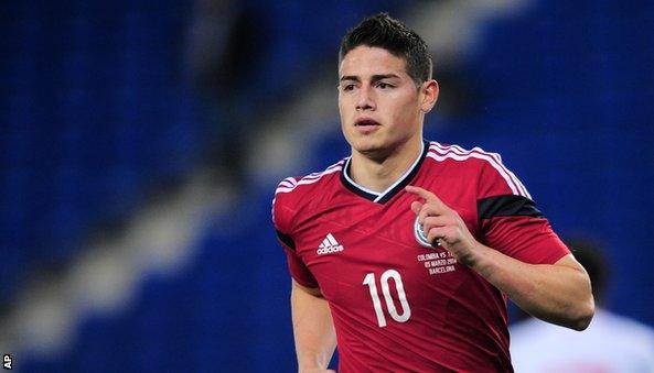 Colombia's Monaco midfielder James Rodriguez