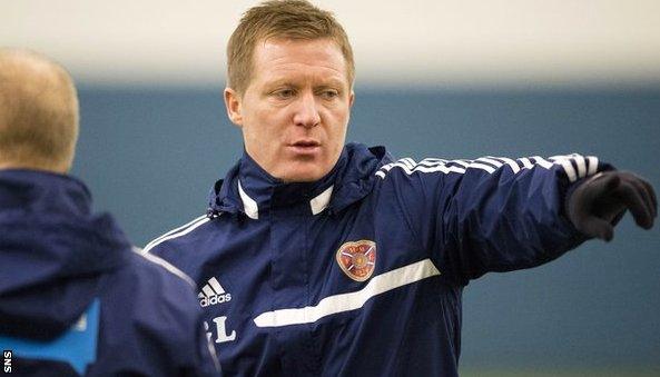 Hearts boss Gary Locke