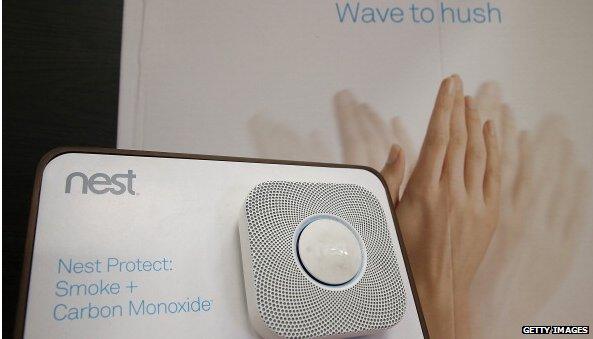 Nest protect fire alarm with wave to hush ad