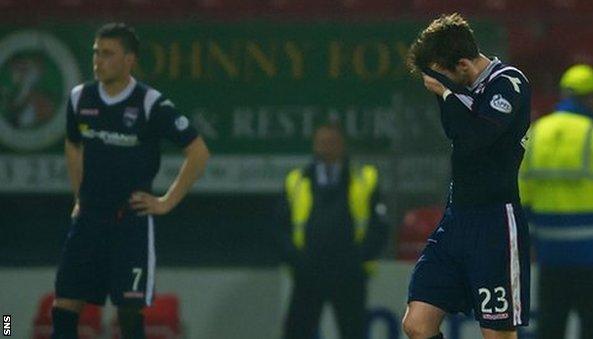 Ross County lost the Highland derby at Victoria Park