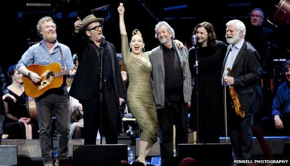 Glen Hansard, Elvis Costello, Imelda May and Lisa Hannigan were among the performers