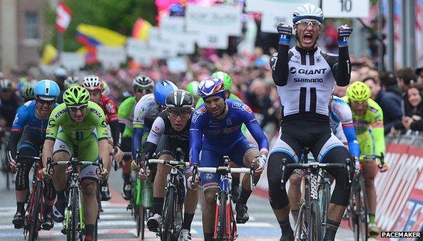 German Marcel Kittel wins the second stage