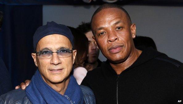 Jimmy Iovine and Dr Dre