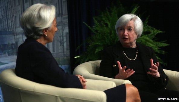 Christine Lagarde and Janet Yellen