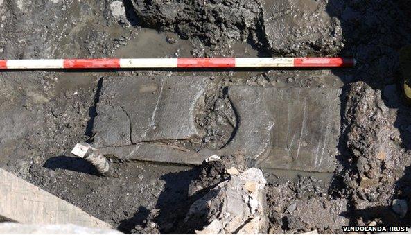 Toilet unearthed at Vindolanda