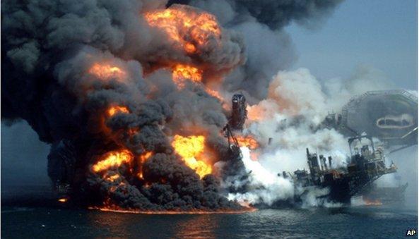 BP oil spill explosion