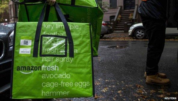 Amazon fresh shopping bag