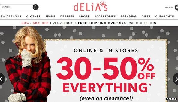 Delias screen grab