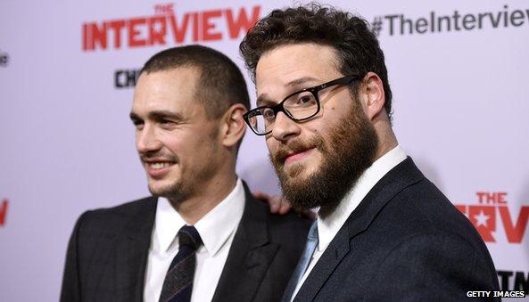 James Franco and Seth Rogen