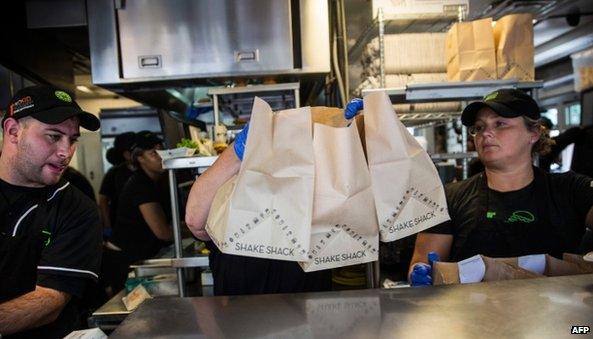 Shake Shack workers