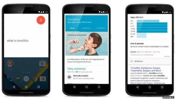 Google health advice