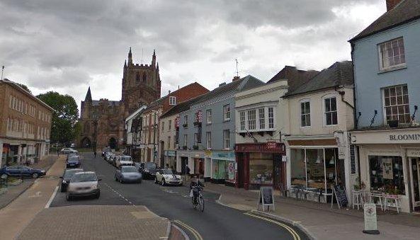 Hereford city centre